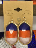 Astros Tri Color Earrings